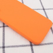 Silicone Case Square Full Camera Protective (AA) NOLOGO для Apple iPhone 11 Pro Max (6.5") Помаранчевий / Papaya