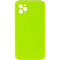Чехол Silicone Case Square Full Camera Protective (AA) NOLOGO для Apple iPhone 11 Pro Max (6.5