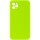 Silicone Case Square Full Camera Protective (AA) NOLOGO для Apple iPhone 11 Pro Max (6.5") Салатовий / Neon green