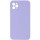 Silicone Case Square Full Camera Protective (AA) NOLOGO для Apple iPhone 11 Pro Max (6.5") Бузковий / Dasheen