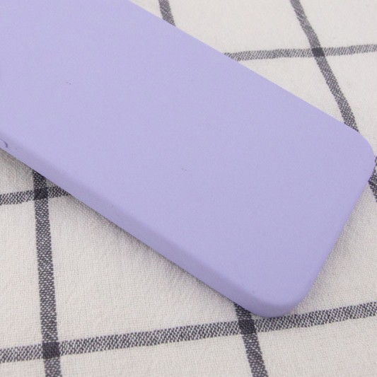 Silicone Case Square Full Camera Protective (AA) NOLOGO для Apple iPhone 11 Pro Max (6.5") Бузковий / Dasheen - зображення 2 