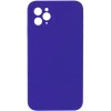 Silicone Case Square Full Camera Protective (AA) NOLOGO для Apple iPhone 11 Pro Max (6.5") Фиолетовый / Ultra Violet