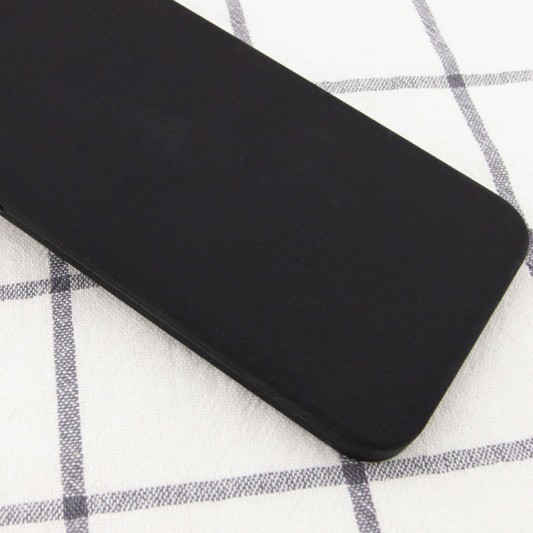 Silicone Case Square Full Camera Protective (AA) NOLOGO для Apple iPhone 11 Pro Max (6.5") Чорний / Black - зображення 1 