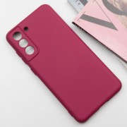 Чохол Silicone Cover Lakshmi Full Camera (AA) для Samsung Galaxy S22 Бордовий / Marsala
