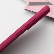 Чохол Silicone Cover Lakshmi Full Camera (AA) для Samsung Galaxy S22 Бордовий / Marsala