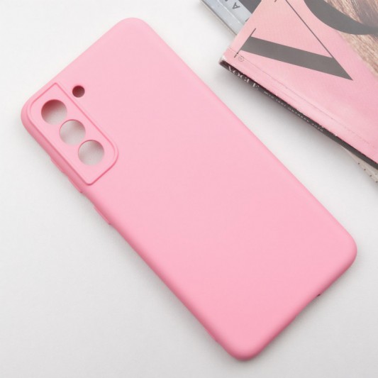 Чохол Silicone Cover Lakshmi Full Camera (AA) для Samsung Galaxy S22 Рожевий / Pink - зображення 1 