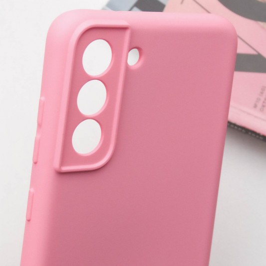 Чохол Silicone Cover Lakshmi Full Camera (AA) для Samsung Galaxy S22 Рожевий / Pink - зображення 4 
