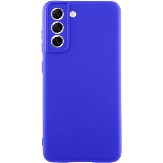 Чохол Silicone Cover Lakshmi Full Camera (AA) для Samsung Galaxy S22 Синій / Iris