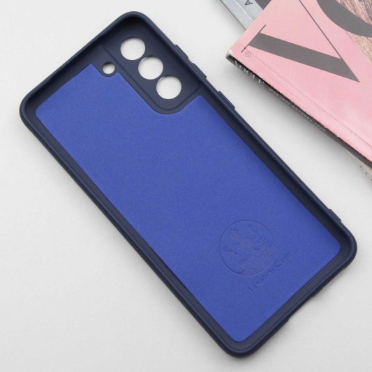 Чохол Silicone Cover Lakshmi Full Camera (AA) для Samsung Galaxy S22 Синій / Midnight Blue - зображення 2 