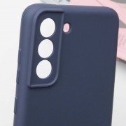 Чохол Silicone Cover Lakshmi Full Camera (AA) для Samsung Galaxy S22 Синій / Midnight Blue