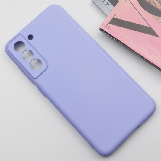 Чохол Silicone Cover Lakshmi Full Camera (AA) для Samsung Galaxy S22 Бузковий / Dasheen - зображення 1 