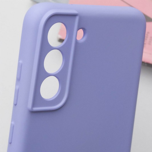 Чохол Silicone Cover Lakshmi Full Camera (AA) для Samsung Galaxy S22 Бузковий / Dasheen - зображення 4 