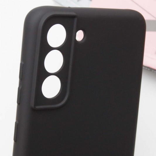 Чохол Silicone Cover Lakshmi Full Camera (AA) для Samsung Galaxy S22 Чорний / Black - зображення 4 