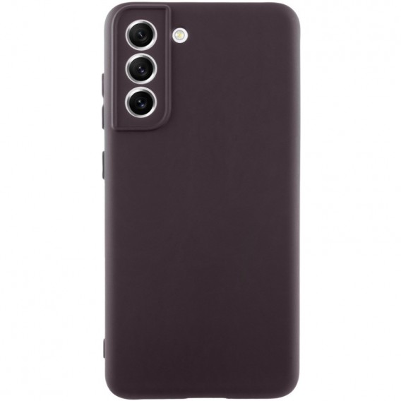 Чохол Silicone Cover Lakshmi Full Camera (AA) для Samsung Galaxy S22 Шоколадный / Chocolate