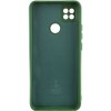 Чохол Silicone Cover Lakshmi Full Camera (AA) для Xiaomi Redmi 9C Зелений / Dark green