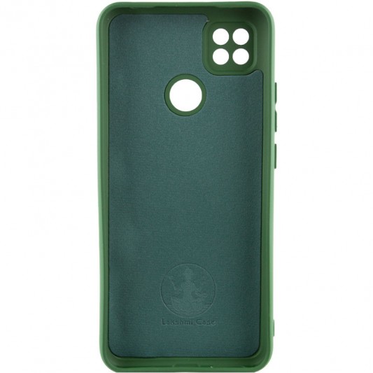 Чохол Silicone Cover Lakshmi Full Camera (AA) для Xiaomi Redmi 9C Зелений / Dark green - зображення 1 
