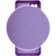 Чохол TPU GETMAN Liquid Silk Full Camera для Samsung Galaxy A12 Фіолетовий / Purple