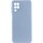Чохол TPU GETMAN Liquid Silk Full Camera для Samsung Galaxy A12 Блакитний / Lilac Blue