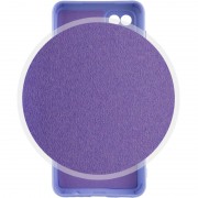 Чохол TPU GETMAN Liquid Silk Full Camera для Samsung Galaxy A12 Бузковий / Dasheen