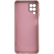 Чохол TPU GETMAN Liquid Silk Full Camera для Samsung Galaxy A12 Рожевий / Pink Sand