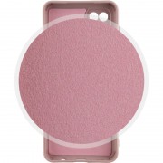 Чохол TPU GETMAN Liquid Silk Full Camera для Samsung Galaxy A12 Рожевий / Pink Sand