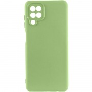 Чохол TPU GETMAN Liquid Silk Full Camera для Samsung Galaxy A12 Зелений / Pistachio