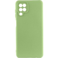 Чехол TPU GETMAN Liquid Silk Full Camera для Samsung Galaxy A12 Зеленый / Pistachio