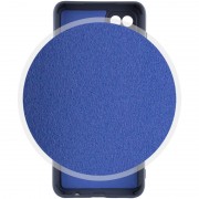Чохол TPU GETMAN Liquid Silk Full Camera для Samsung Galaxy A12 Синій / Midnight Blue