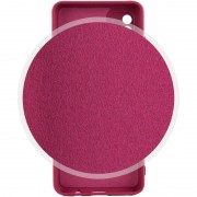 Чохол TPU GETMAN Liquid Silk Full Camera для Samsung Galaxy A51 Бордовий / Marsala