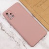 Чохол TPU GETMAN Liquid Silk Full Camera для Samsung Galaxy A51 Рожевий / Pink Sand