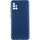 Чохол TPU GETMAN Liquid Silk Full Camera для Samsung Galaxy A51 Синій / Navy Blue
