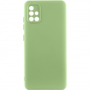 Чохол TPU GETMAN Liquid Silk Full Camera для Samsung Galaxy A51 Зелений / Pistachio