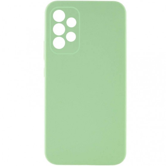 Чохол TPU GETMAN Liquid Silk Full Camera для Samsung Galaxy A53 5G Зелений / Pistachio