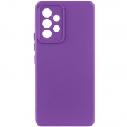 Чохол TPU GETMAN Liquid Silk Full Camera для Samsung Galaxy A53 5G Фіолетовий / Purple