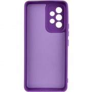 Чохол TPU GETMAN Liquid Silk Full Camera для Samsung Galaxy A53 5G Фіолетовий / Purple