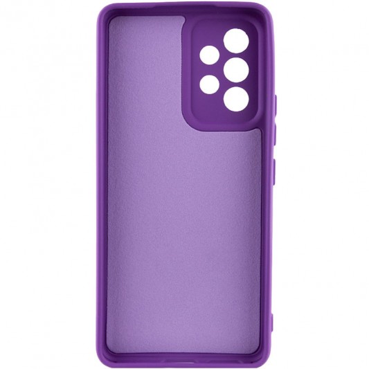 Чохол TPU GETMAN Liquid Silk Full Camera для Samsung Galaxy A53 5G Фіолетовий / Purple - зображення 1 