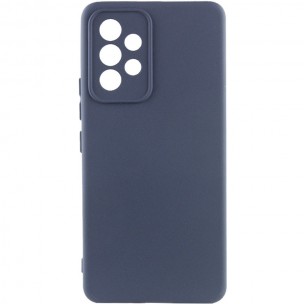 Чехол TPU GETMAN Liquid Silk Full Camera для Samsung Galaxy A53 5G Синий / Midnight Blue