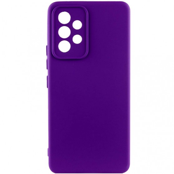 Чохол TPU GETMAN Liquid Silk Full Camera для Samsung Galaxy A53 5G Фіолетовий / Ultra Violet