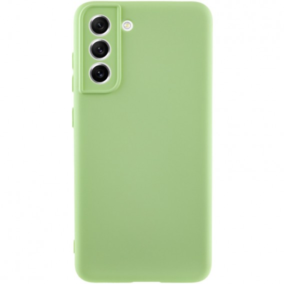 Чохол TPU GETMAN Liquid Silk Full Camera для Samsung Galaxy S21 Зелений / Pistachio