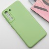 Чохол TPU GETMAN Liquid Silk Full Camera для Samsung Galaxy S21 Зелений / Pistachio