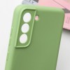 Чохол TPU GETMAN Liquid Silk Full Camera для Samsung Galaxy S21 Зелений / Pistachio