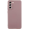 Чехол TPU GETMAN Liquid Silk Full Camera для Samsung Galaxy S21 Розовый / Pink Sand