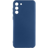 Чохол TPU GETMAN Liquid Silk Full Camera для Samsung Galaxy S21 Синій / Navy Blue