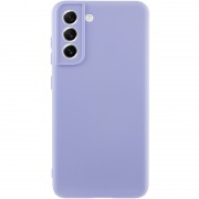 Чохол TPU GETMAN Liquid Silk Full Camera для Samsung Galaxy S21 Бузковий / Dasheen