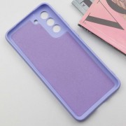 Чохол TPU GETMAN Liquid Silk Full Camera для Samsung Galaxy S21 Бузковий / Dasheen