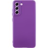 Чохол TPU GETMAN Liquid Silk Full Camera для Samsung Galaxy S21 Фіолетовий / Purple