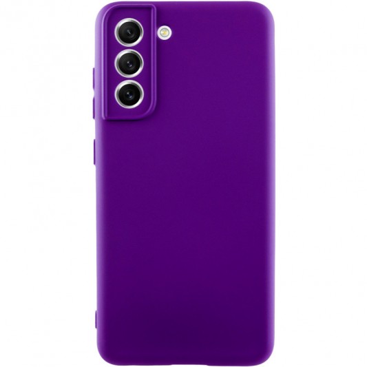 Чохол TPU GETMAN Liquid Silk Full Camera для Samsung Galaxy S21 Фіолетовий / Ultra Violet