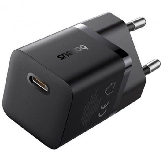 Блок живлення Baseus GaN5 Fast Charger (mini) PD25W (1USB-C) (P10110909213-00) Cluster Black