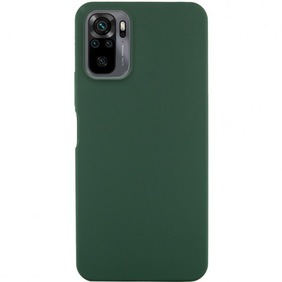 Чохол Silicone Cover Lakshmi (AA) для Xiaomi Redmi Note 10 / Note 10s / Poco M5s Зелений / Dark green