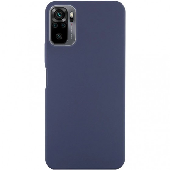 Чехол Silicone Cover Lakshmi (AA) для Xiaomi Redmi Note 10 / Note 10s / Poco M5s Синий / Midnight Blue